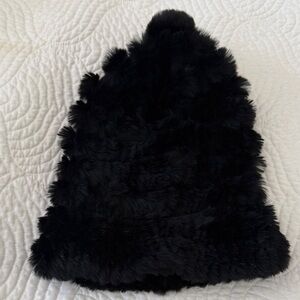 Saks Fifth Avenue Rabbit Fur Hat